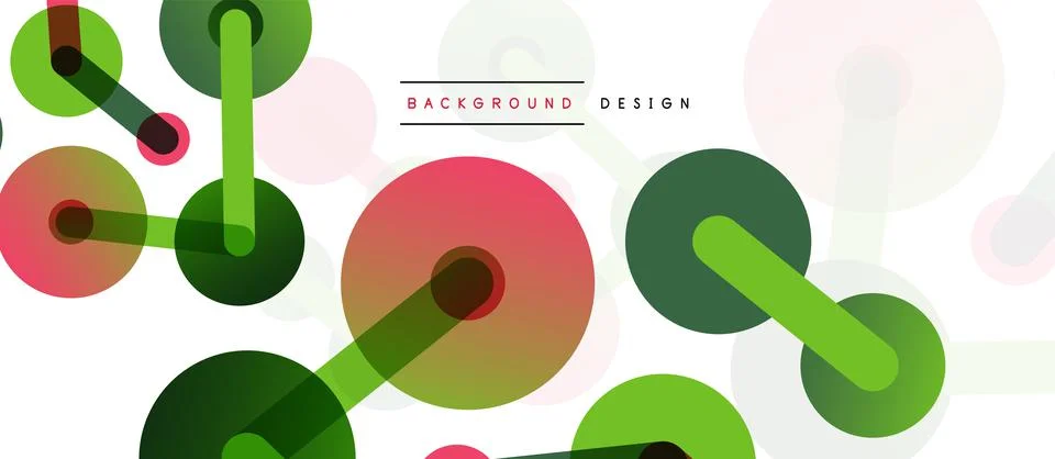 Network concept abstract background. Dots connection. Big data idea. Business Illustrazione stock