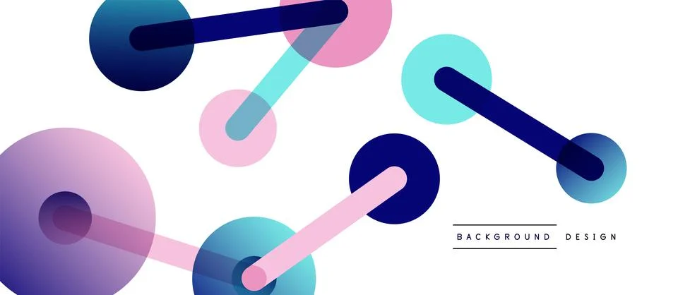 Network concept abstract background. Dots connection. Big data idea. Business 스톡 일러스트