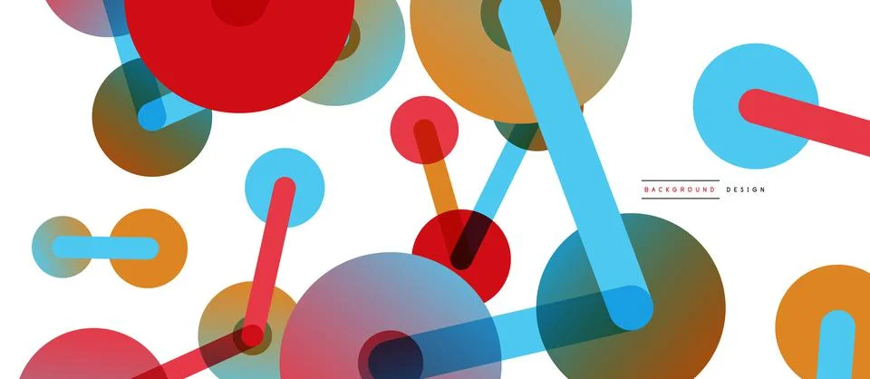 Network concept abstract background. Dots connection. Big data idea. Business Stock Illustration