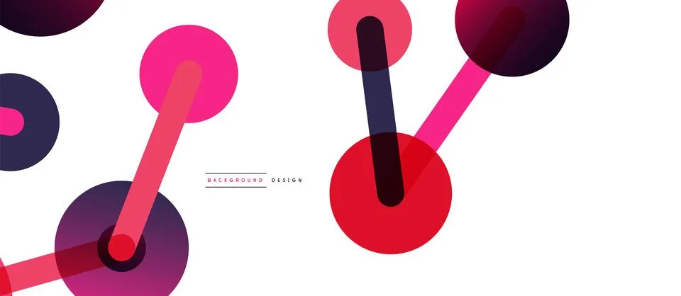 Network concept abstract background. Dots connection. Big data idea. Business 스톡 일러스트