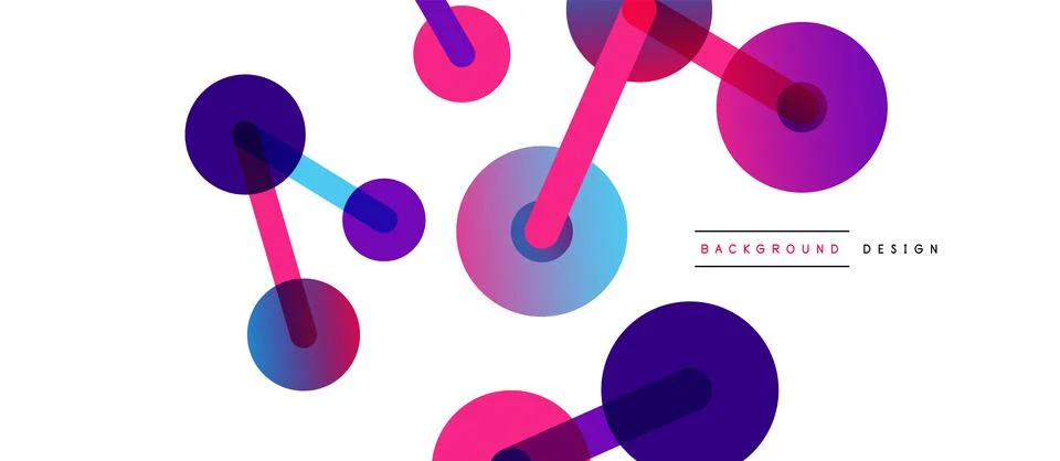 Network concept abstract background. Dots connection. Big data idea. Business Stock Illustration