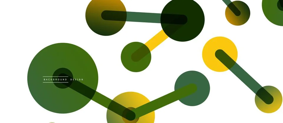 Network concept abstract background. Dots connection. Big data idea. Business Stock Illustration