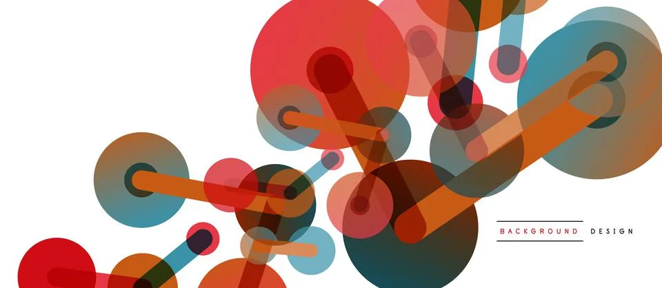 Network concept abstract background. Dots connection. Big data idea. Business Stock Illustration