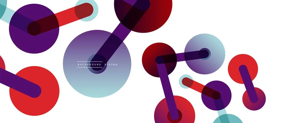 Network concept abstract background. Dots connection. Big data idea. Business Stock Illustration