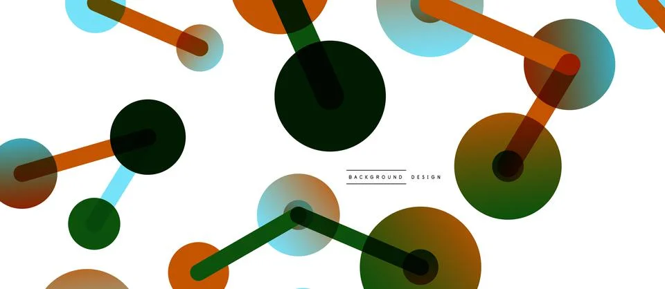 Network concept abstract background. Dots connection. Big data idea. Business Illustrazione stock