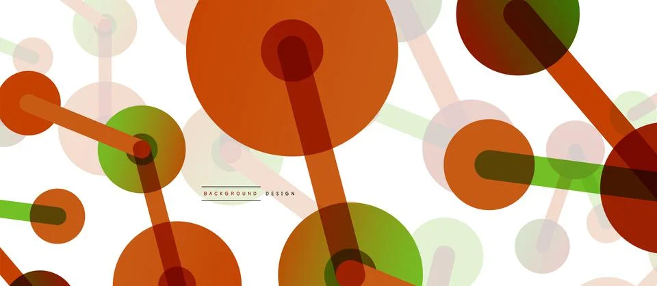 Network concept abstract background. Dots connection. Big data idea. Business Stock Illustration