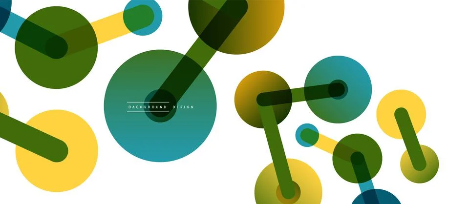 Network concept abstract background. Dots connection. Big data idea. Business Illustrazione stock