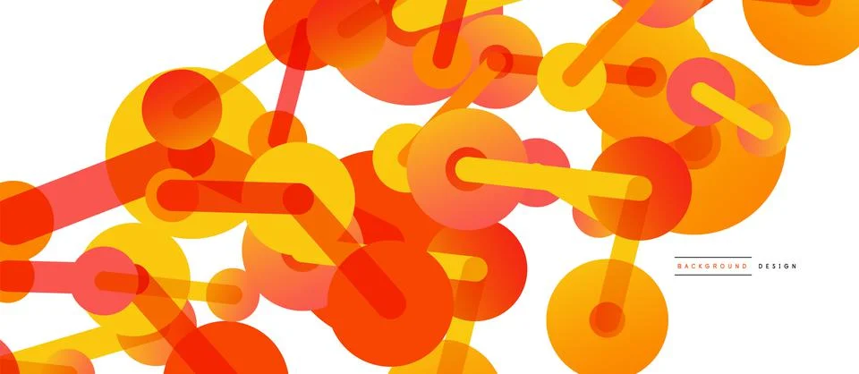 Network concept abstract background. Dots connection. Big data idea. Business Stock Illustration