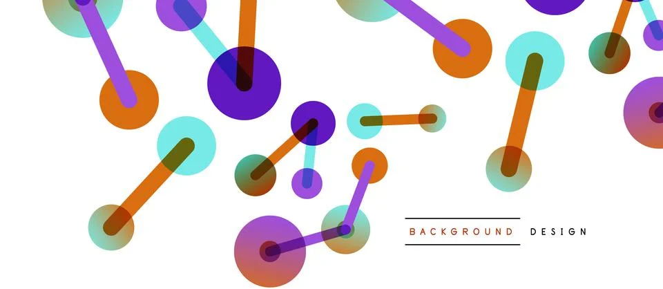 Network concept abstract background. Dots connection. Big data idea. Business Stock Illustration