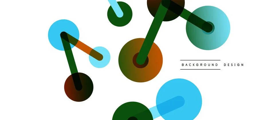 Network concept abstract background. Dots connection. Big data idea. Business Stock Illustration