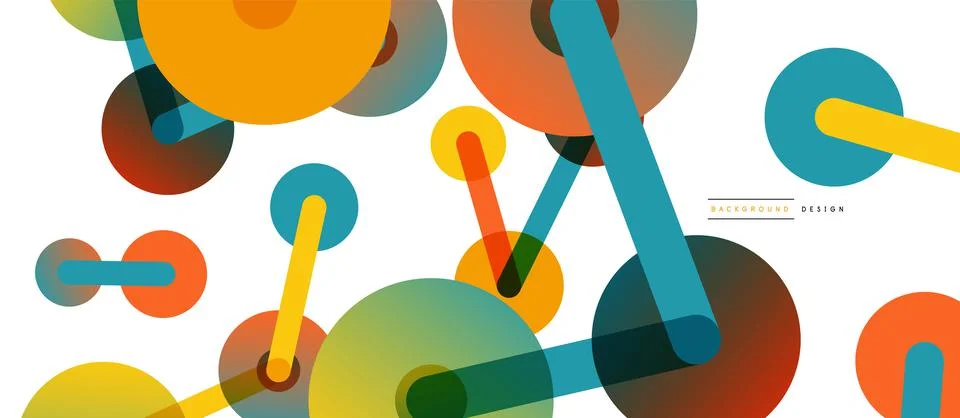 Network concept abstract background. Dots connection. Big data idea. Business Stock Illustration