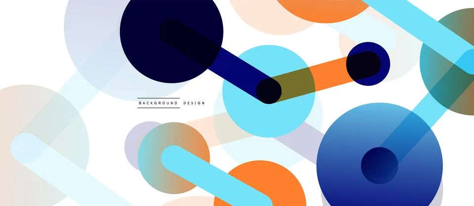 Network concept abstract background. Dots connection. Big data idea. Business Stock Illustration