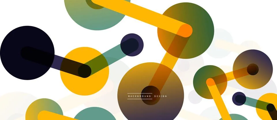 Network concept abstract background. Dots connection. Big data idea. Business Illustrazione stock