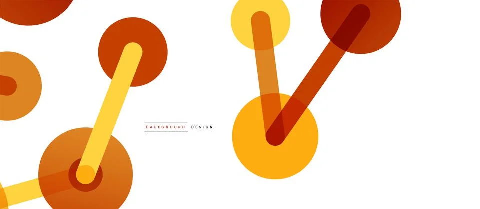 Network concept abstract background. Dots connection. Big data idea. Business Stock Illustration