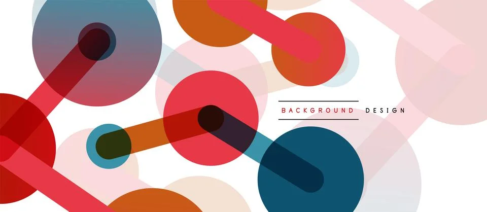 Network concept abstract background. Dots connection. Big data idea. Business Stock Illustration