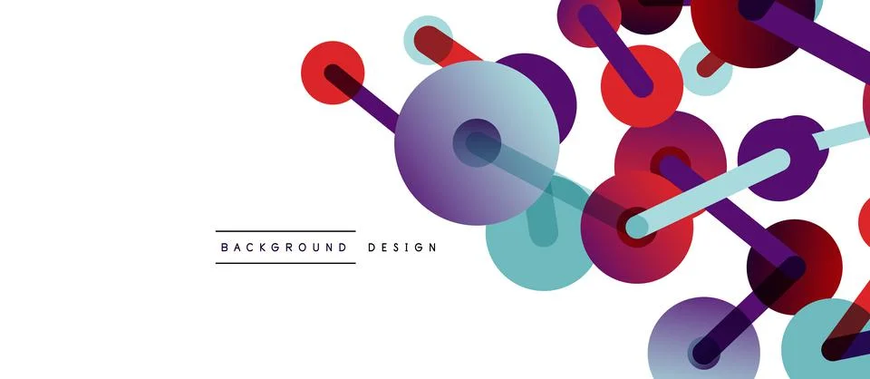 Network concept abstract background. Dots connection. Big data idea. Business 스톡 일러스트