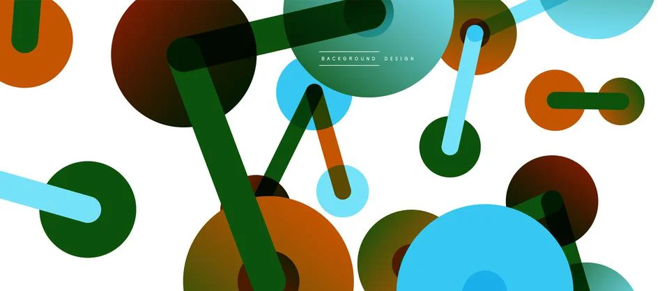 Network concept abstract background. Dots connection. Big data idea. Business Stock Illustration