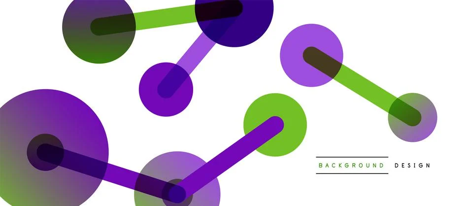 Network concept abstract background. Dots connection. Big data idea. Business Stock Illustration