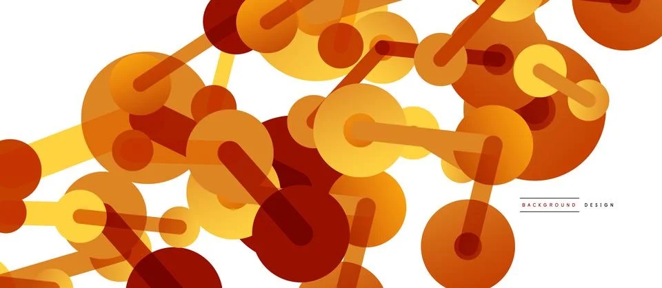 Network concept abstract background. Dots connection. Big data idea. Business Stock Illustration