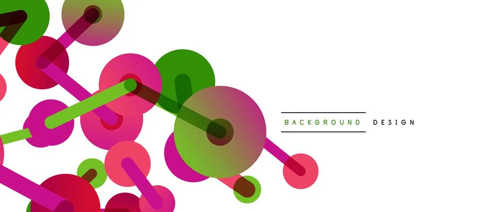 Network concept abstract background. Dots connection. Big data idea. Business Illustrazione stock