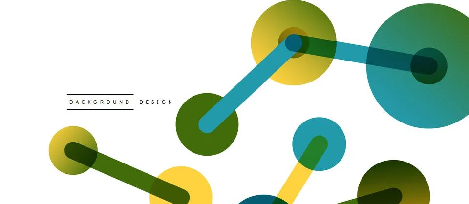 Network concept abstract background. Dots connection. Big data idea. Business Stock Illustration