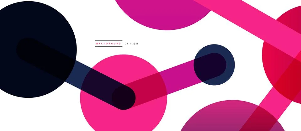 Network concept abstract background. Dots connection. Big data idea. Business Stock Illustration