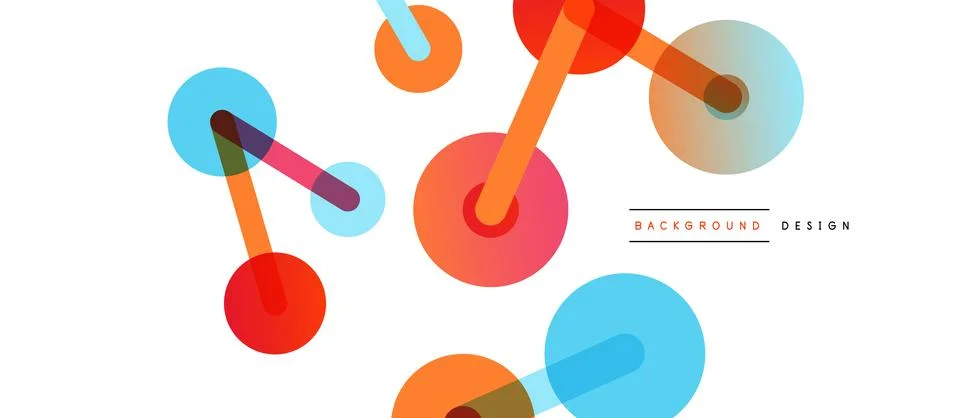 Network concept abstract background. Dots connection. Big data idea. Business Stock Illustration