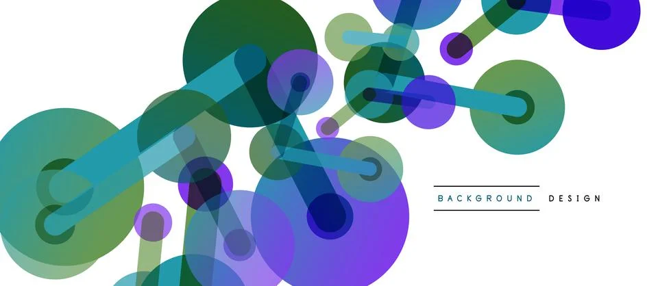 Network concept abstract background. Dots connection. Big data idea. Business Illustrazione stock