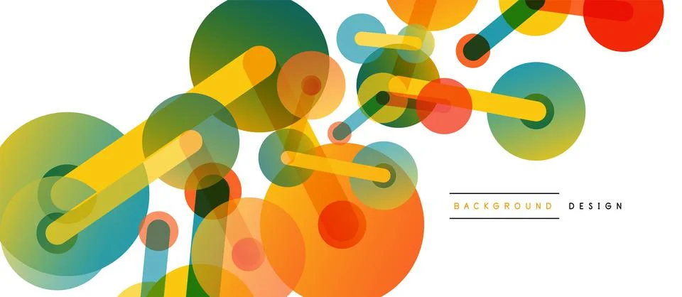 Network concept abstract background. Dots connection. Big data idea. Business Stock Illustration