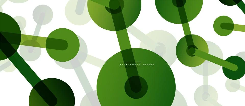 Network concept abstract background. Dots connection. Big data idea. Business Stock Illustration