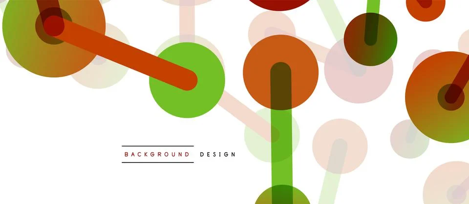 Network concept abstract background. Dots connection. Big data idea. Business Stock Illustration