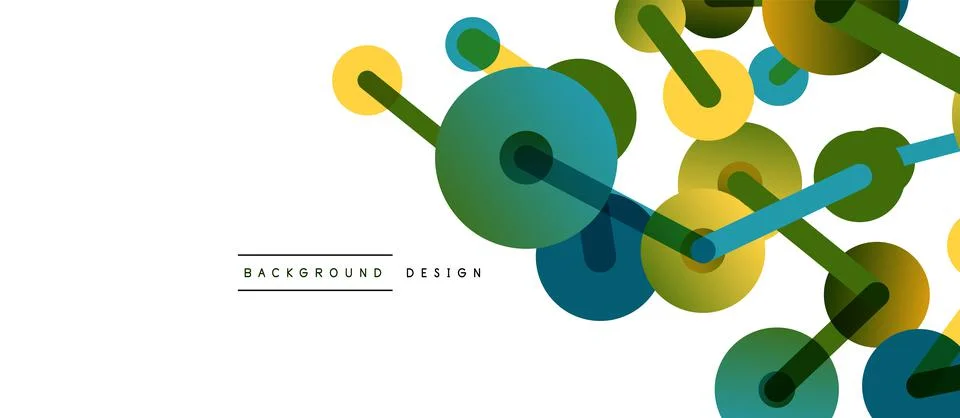Network concept abstract background. Dots connection. Big data idea. Business Stock Illustration