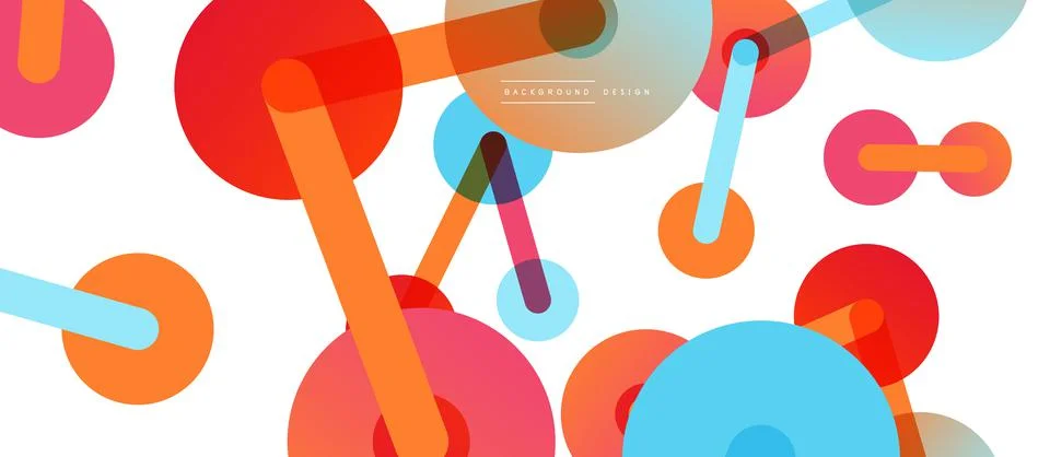 Network concept abstract background. Dots connection. Big data idea. Business Stock Illustration