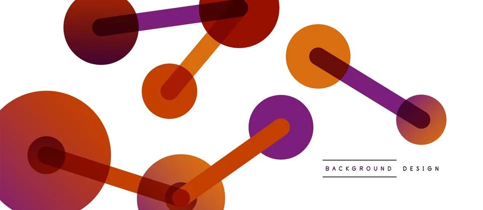 Network concept abstract background. Dots connection. Big data idea. Business 스톡 일러스트
