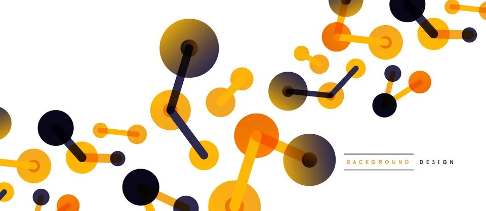 Network concept abstract background. Dots connection. Big data idea. Business 스톡 일러스트