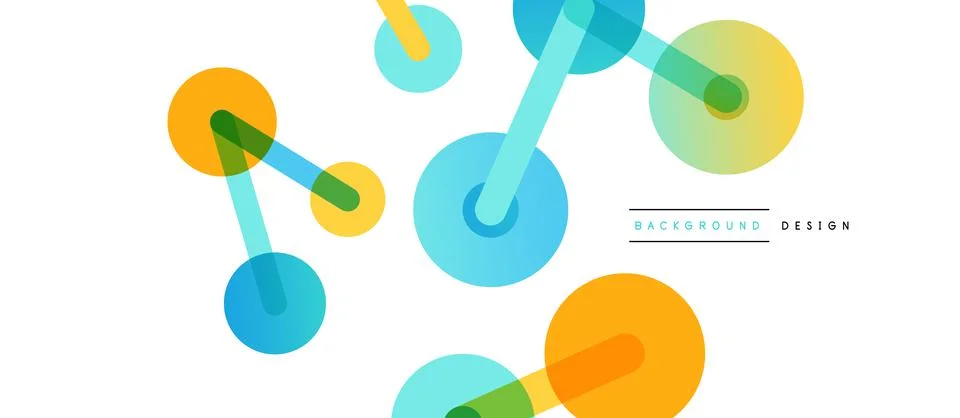 Network concept abstract background. Dots connection. Big data idea. Business Stock Illustration