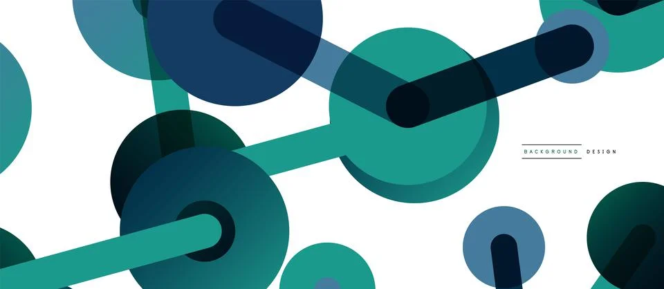 Network concept abstract background. Dots connection. Big data idea. Business Stock Illustration