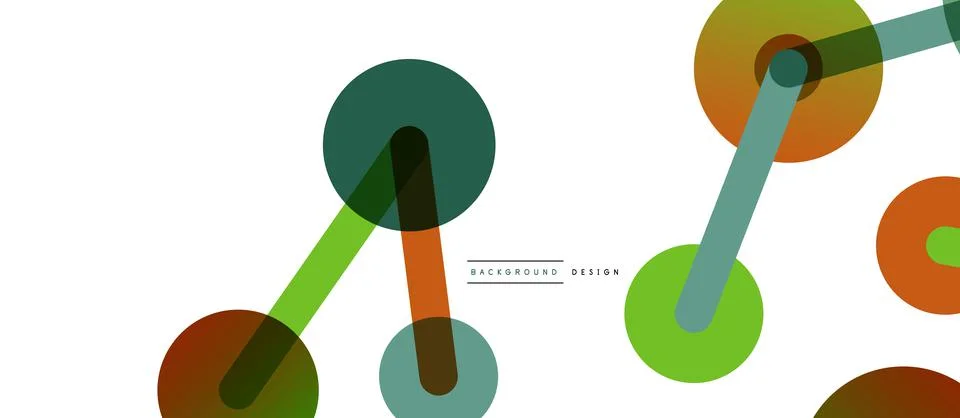 Network concept abstract background. Dots connection. Big data idea. Business Illustrazione stock