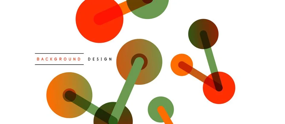 Network concept abstract background. Dots connection. Big data idea. Business Stock Illustration