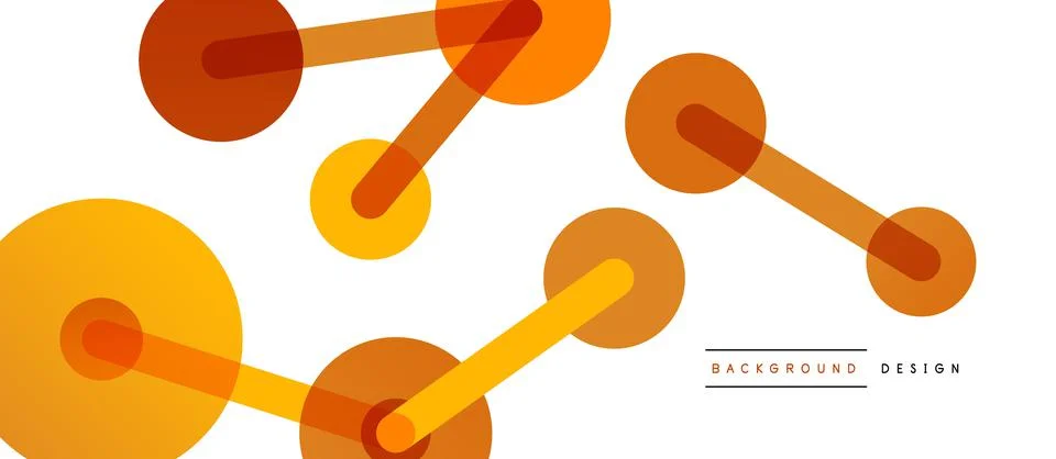 Network concept abstract background. Dots connection. Big data idea. Business Stock Illustration