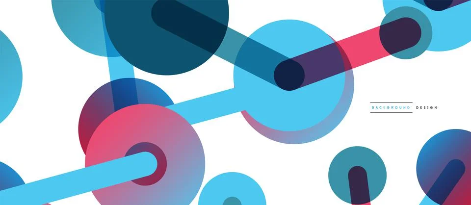 Network concept abstract background. Dots connection. Big data idea. Business Stock Illustration