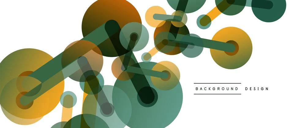 Network concept abstract background. Dots connection. Big data idea. Business Illustrazione stock