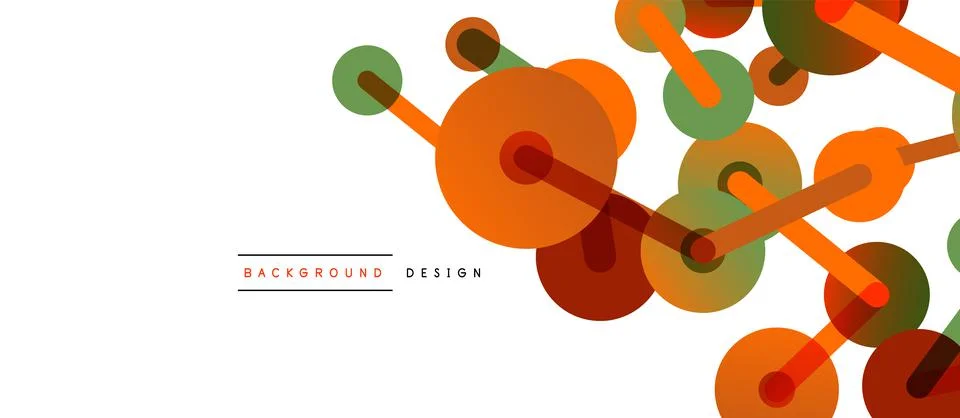 Network concept abstract background. Dots connection. Big data idea. Business 스톡 일러스트