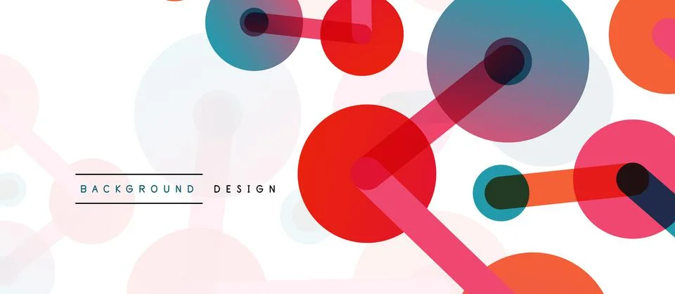 Network concept abstract background. Dots connection. Big data idea. Business 스톡 일러스트