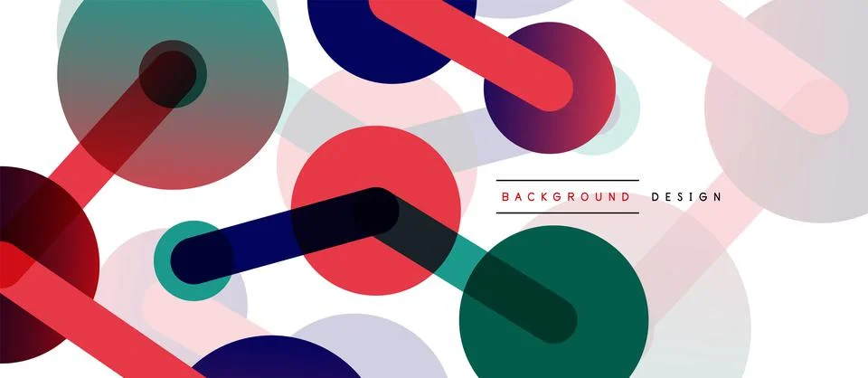 Network concept abstract background. Dots connection. Big data idea. Business Stock Illustration