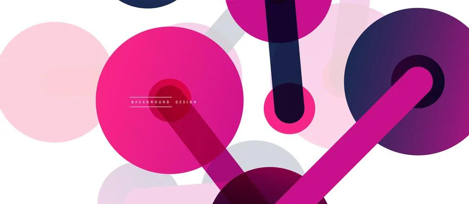 Network concept abstract background. Dots connection. Big data idea. Business Stock Illustration