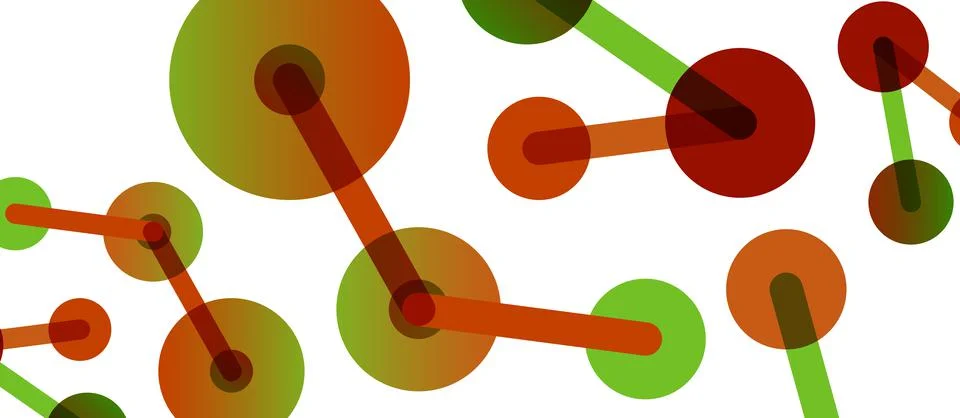 Network concept abstract background. Dots connection. Big data idea. Business Stock Illustration