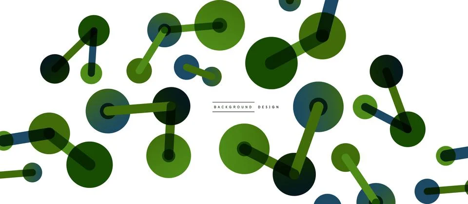 Network concept abstract background. Dots connection. Big data idea. Business Illustrazione stock