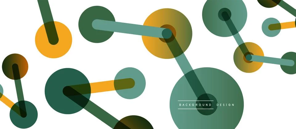 Network concept abstract background. Dots connection. Big data idea. Business Illustrazione stock