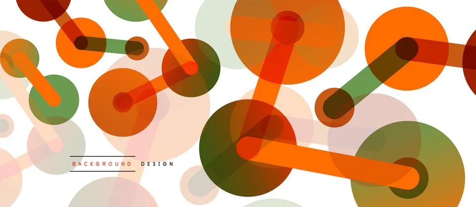 Network concept abstract background. Dots connection. Big data idea. Business Stock Illustration